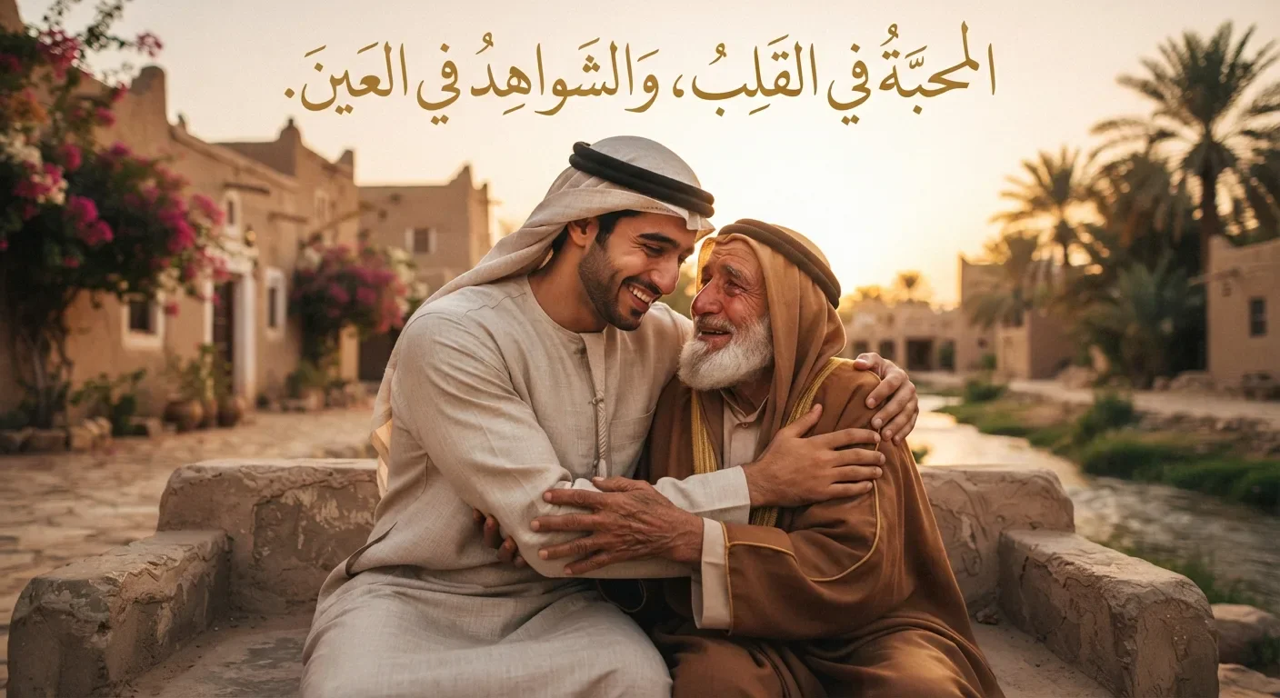 image about المحبه فى القلب والشواهد فى العين  