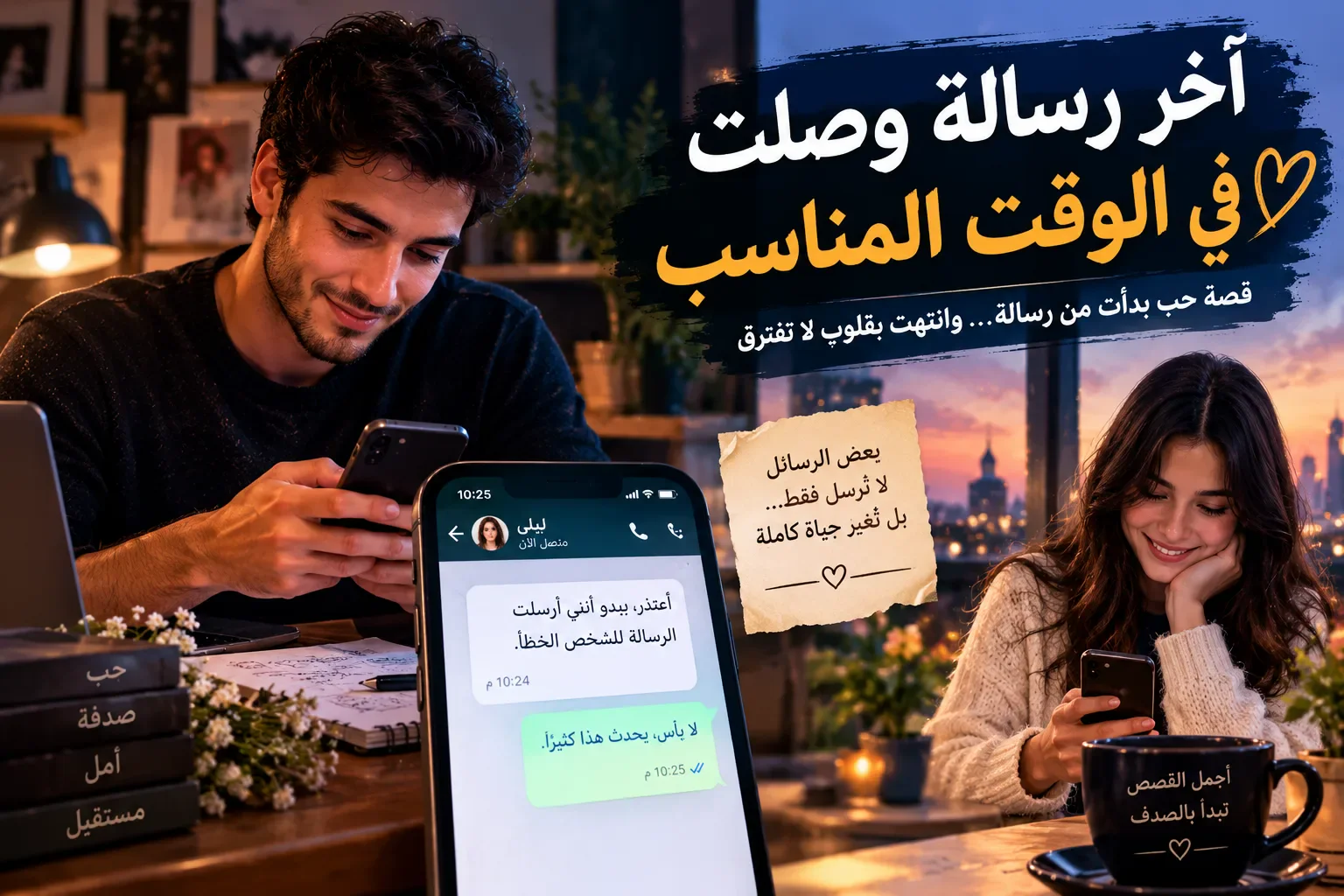 image about آخر رسالة وصلت في الوقت المناسب