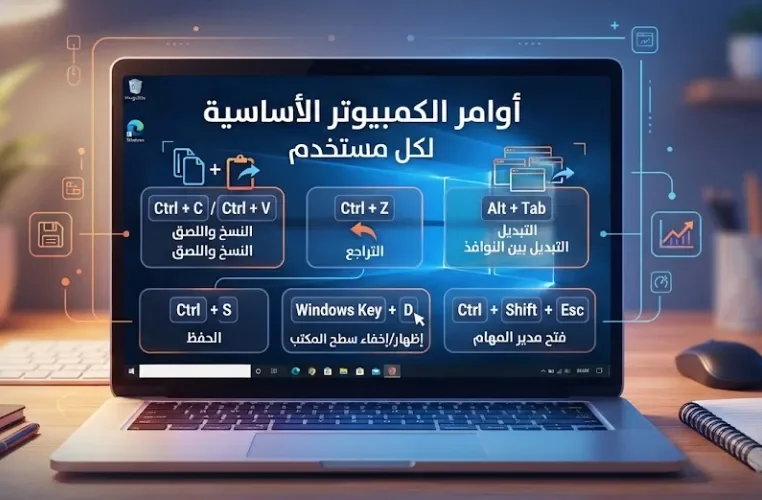 image about أوامر مهمة لجهاز الكمبيوتر واللاب توب يجب أن يعرفها كل مستخدم