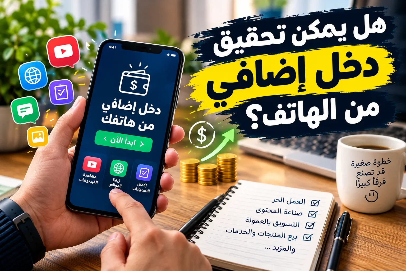 image about هل يمكن تحقيق دخل إضافي من الهاتف؟