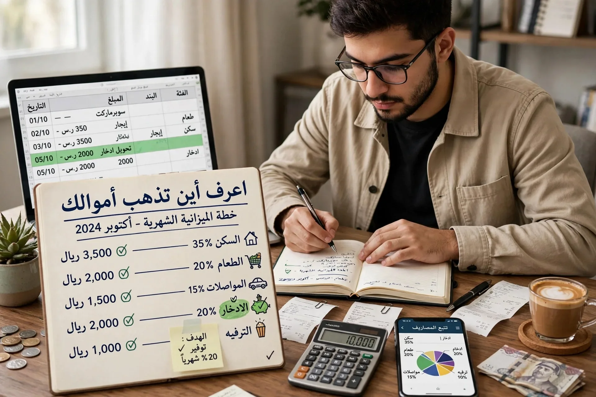 image about 💰 من أول جنيه لآخر جنيه: إزاي تتحكم في فلوسك بدل ما تتحكم فيك؟