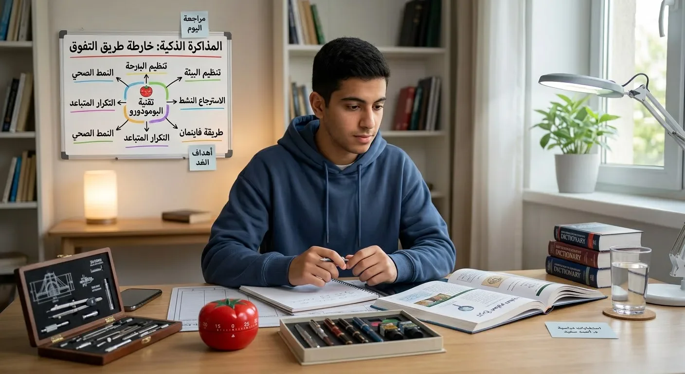 image about سر التفوق الدراسي: كيف تذاكر بذكاء وتضاعف تحصيلك في نصف الوقت؟