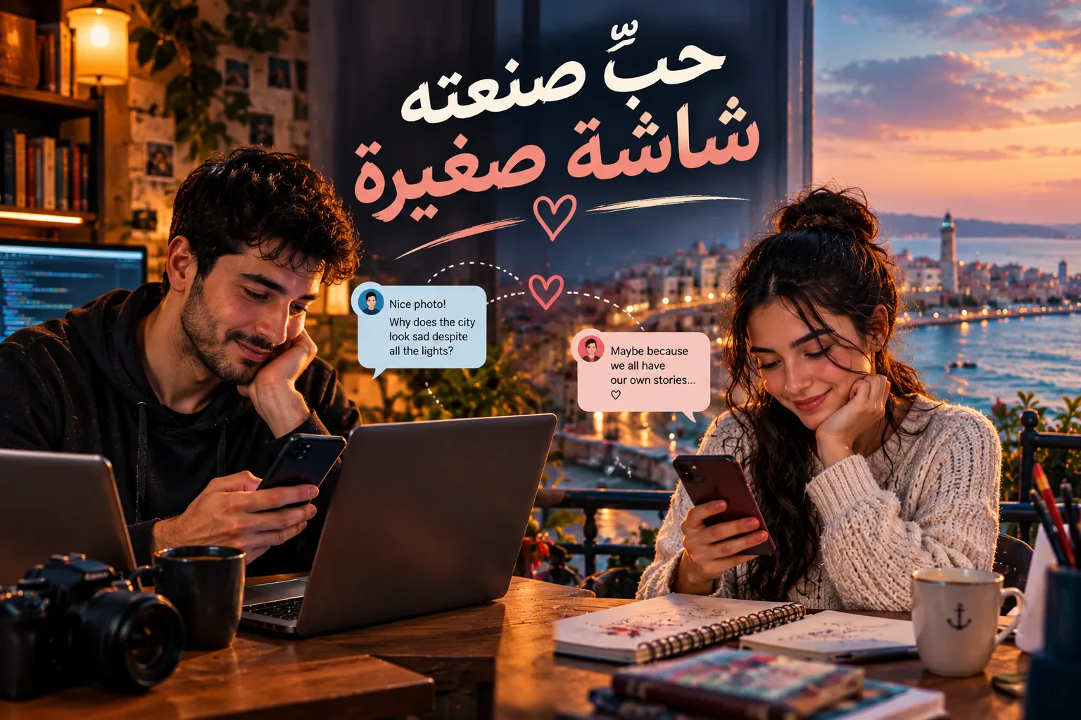 image about حبٌّ صنعته شاشة صغيرة.. هل يمكن أن يصبح الغريب أقرب إلينا من الجميع