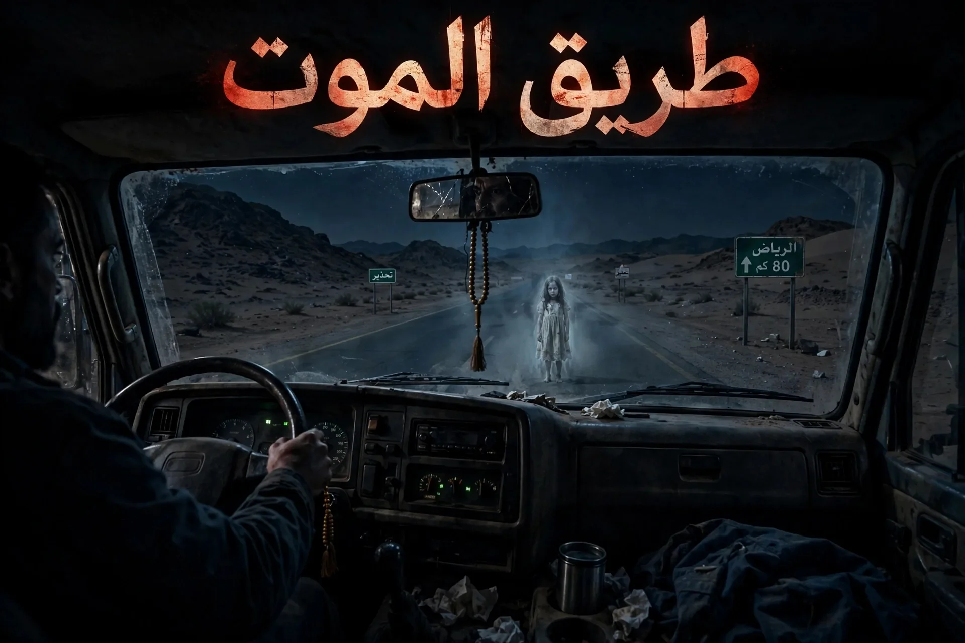 image about قصة طريق الموت - قصة رعب حقيقية حدثت لسائق شاحنة في السعودية