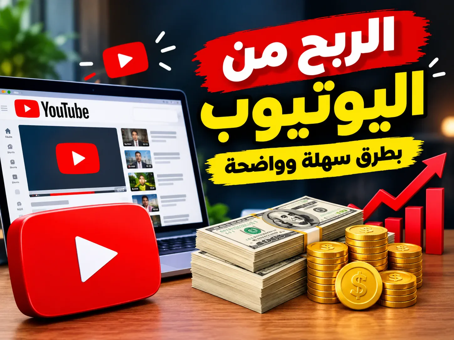 image about الربح من اليوتيوب 2026: دليلك الكامل لتحقيق دخل حقيقي من قناتك