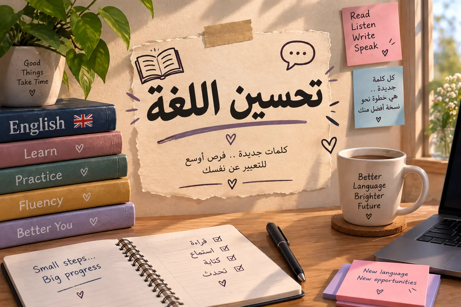 image about كيف تطور لغتك وتصبح أكثر قدرة على التعبير؟