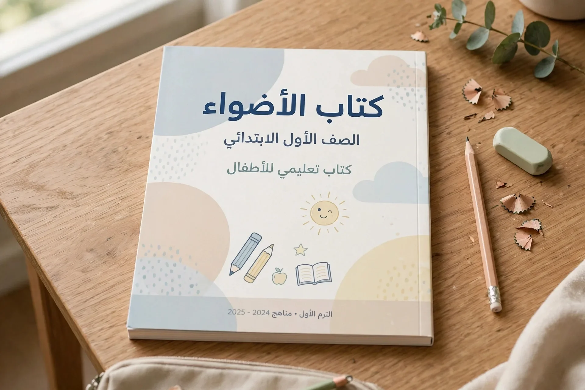 image about كتاب الاضواء الصف الاول الابتدائي الرياضيات