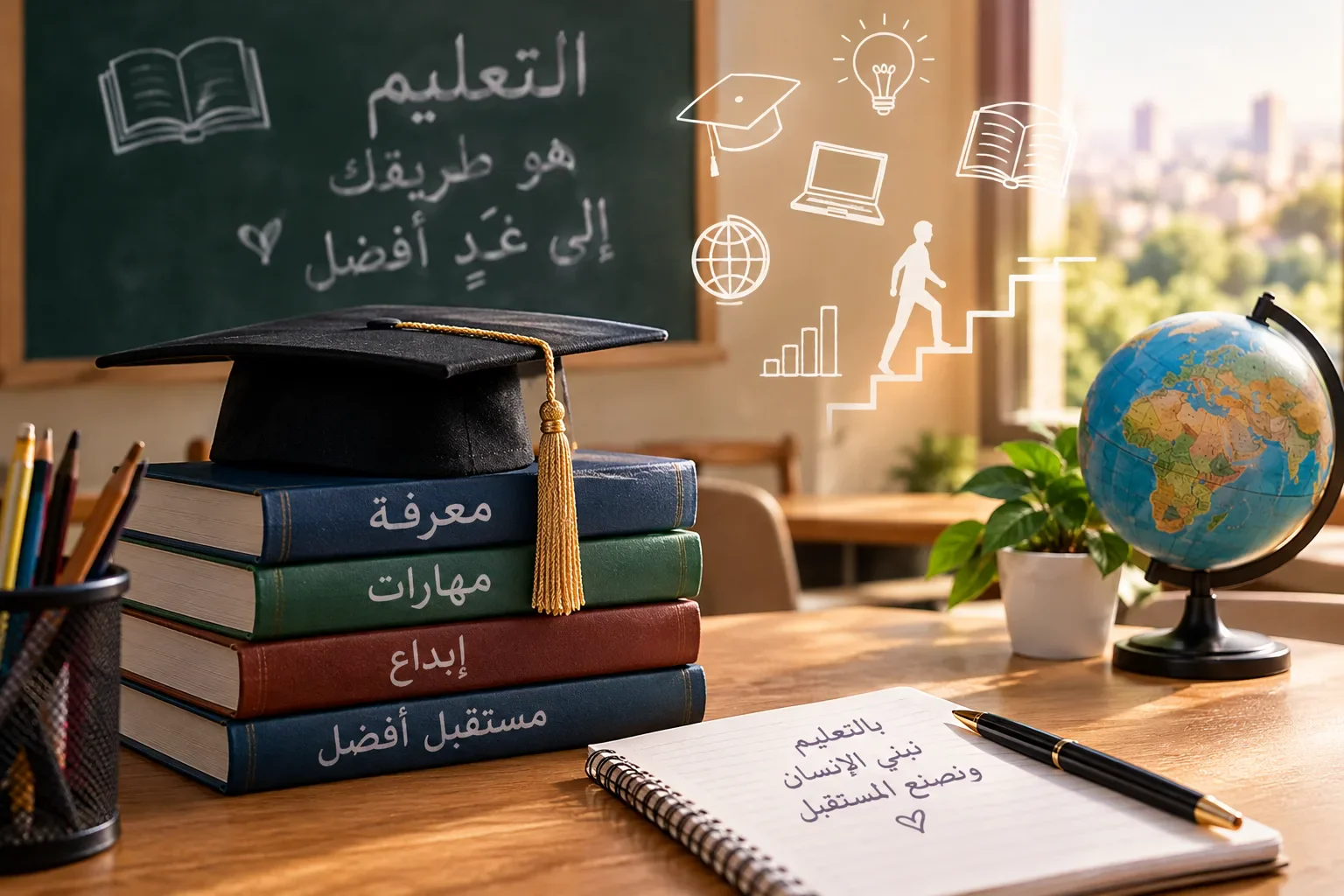 image about التعليم ودوره في تحقيق التنمية والتقدم في المجتمع 📚🎓