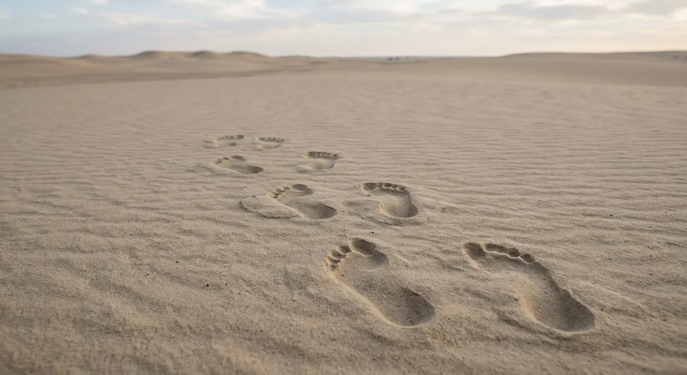 image about 🏷️ آثار أقدام تظهر وحدها على الأرض.. مين اللي كان بيمشي في البيت؟ 👣