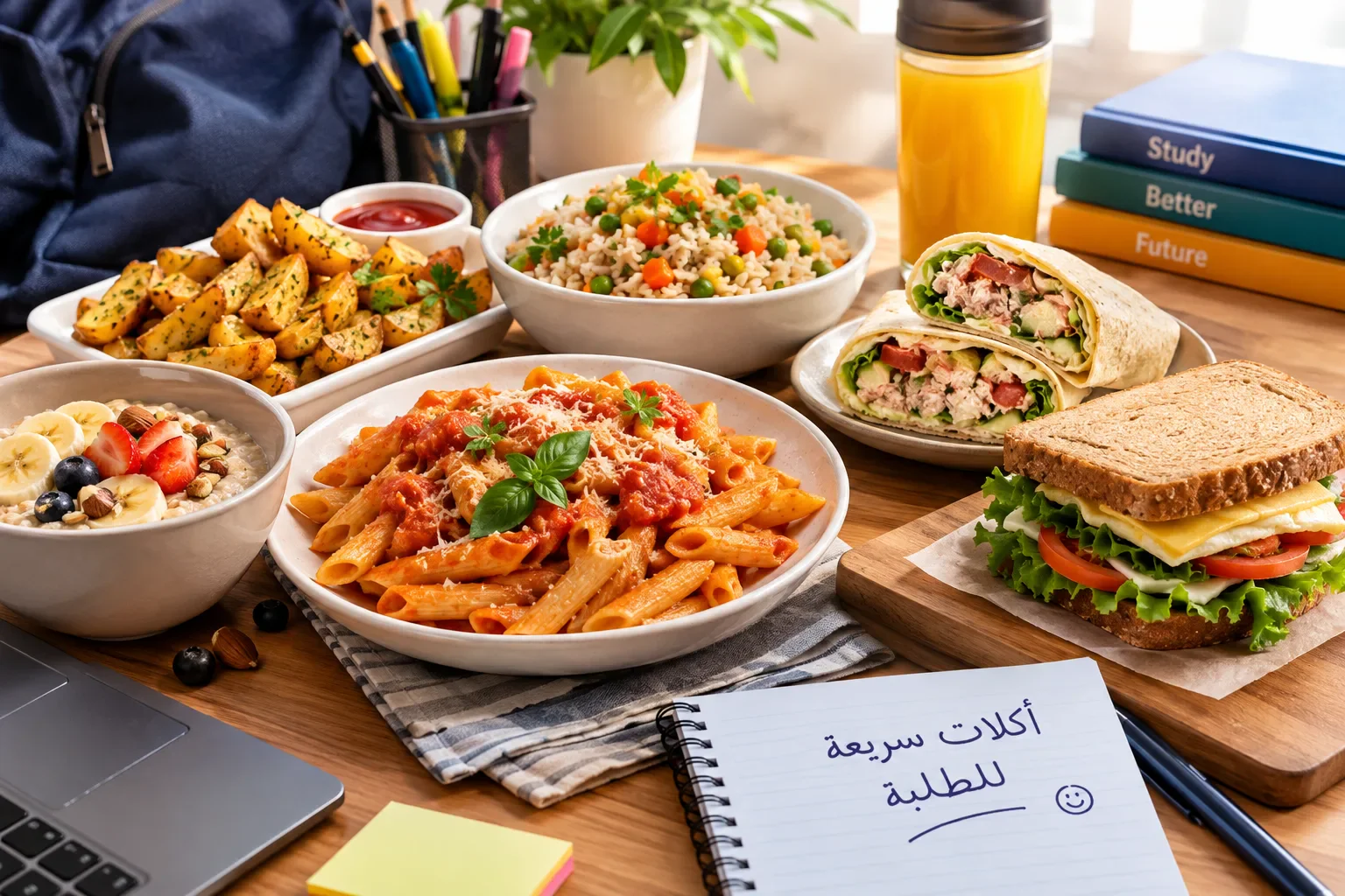 image about أكلات سريعة للطلبة: أفكار وجبات سهلة واقتصادية تناسب يومك الدراسي