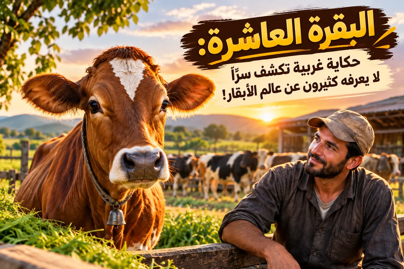 image about البقرة العاشرة: حكاية لا يعرفه كثيرون عن عالم الأبقار!