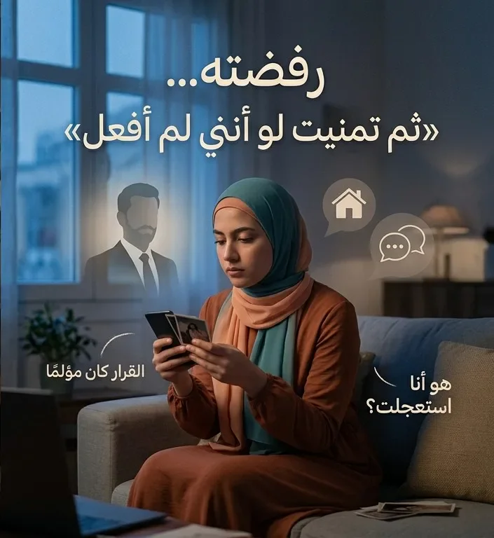 image about رفضته… ثم تمنيت لو أنني لم أفعل