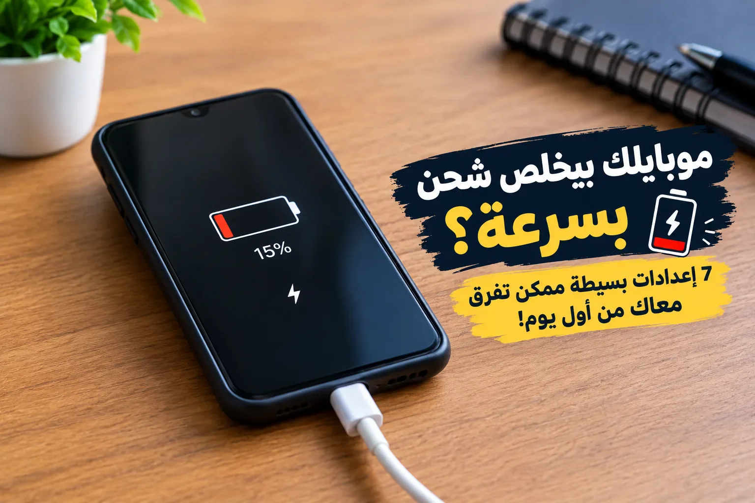 image about موبايلك بيخلص شحن بسرعة؟ 7 إعدادات بسيطة ممكن تفرق معاك من أول يوم!