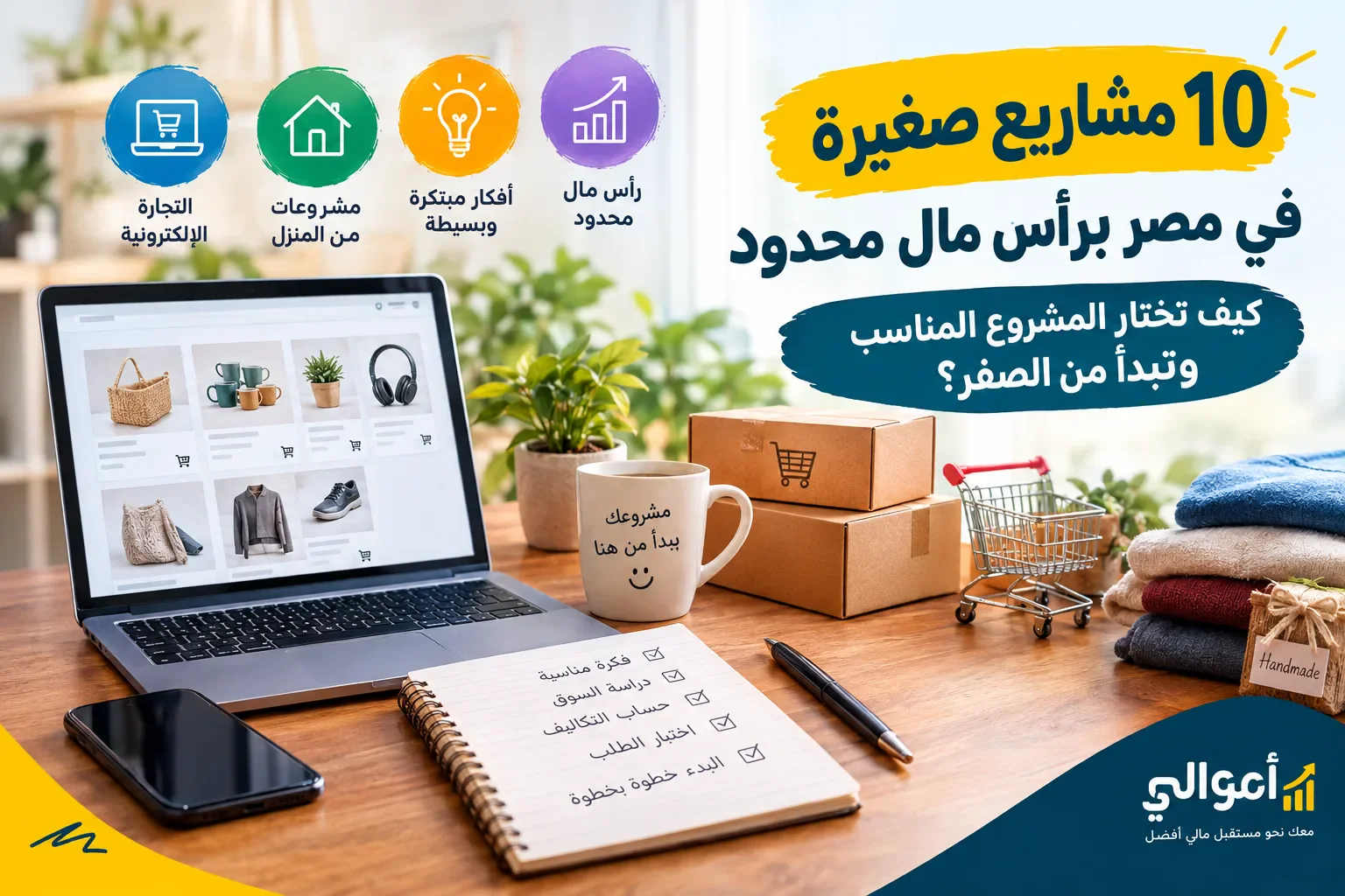 image about 10 مشاريع صغيرة في مصر برأس مال محدود: كيف تختار المشروع المناسب وتبدأ من الصفر؟