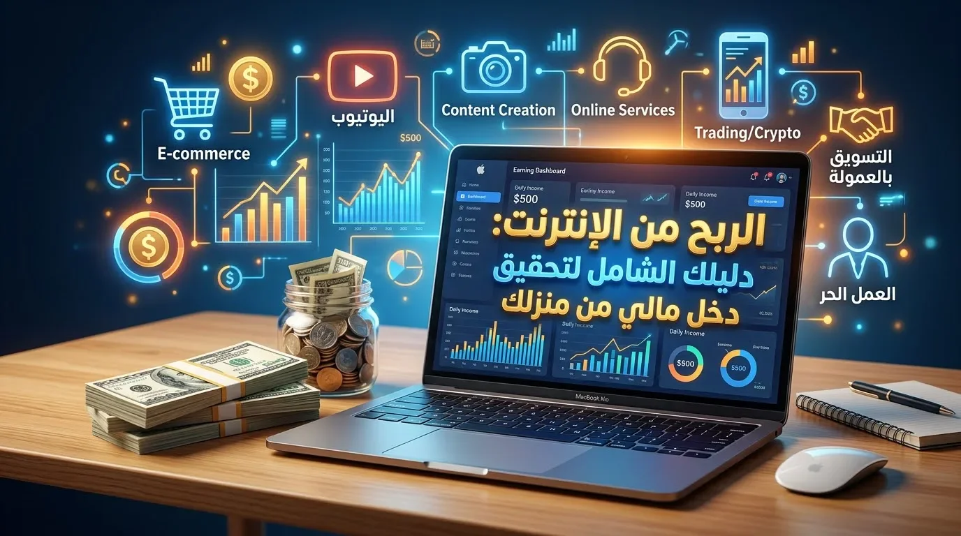 image about أفضل الطرق لكسب المال من المنزل للمبتدئين