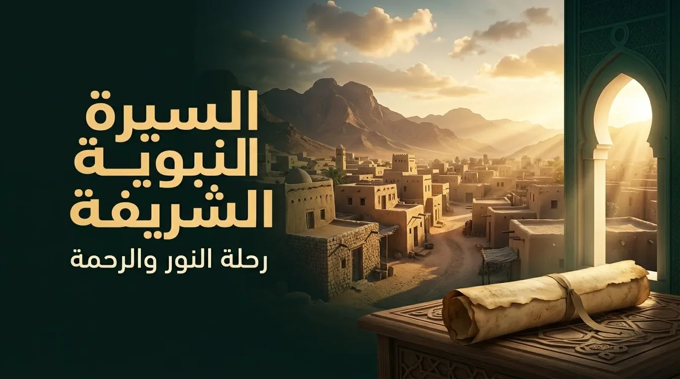 image about السيرة النبوية الشريفة: رحلة النور التي غيّرت وجه التاريخ وعلّمت البشرية معنى الرحمة