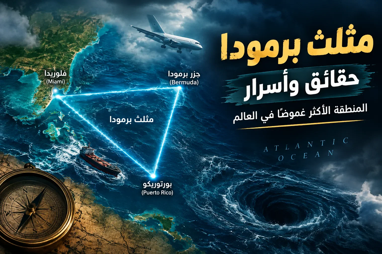 image about مثلث برمودا: حقائق وأسرار المنطقة الأكثر غموضًا في العالم