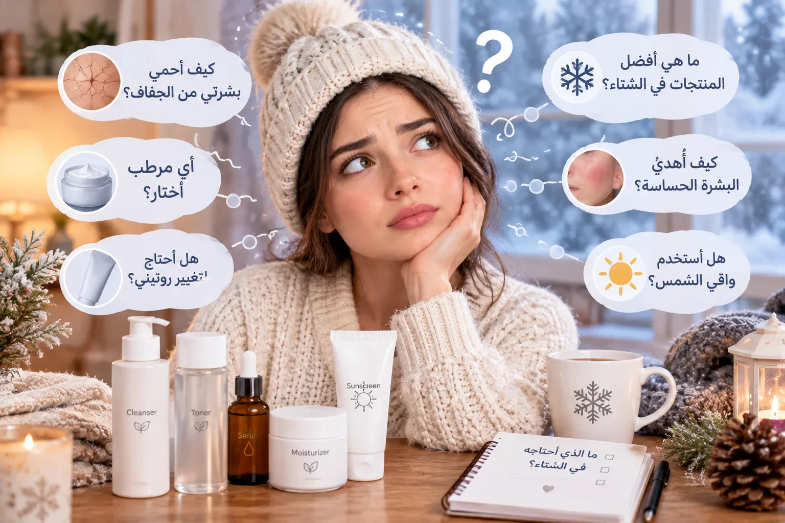 image about أفضل روتين للعناية بالبشرة في الخريف 2026: دليلك الشامل لترطيب الوجه وحمايته من الجفاف وتقلبات الطقس والحفاظ على النضارة