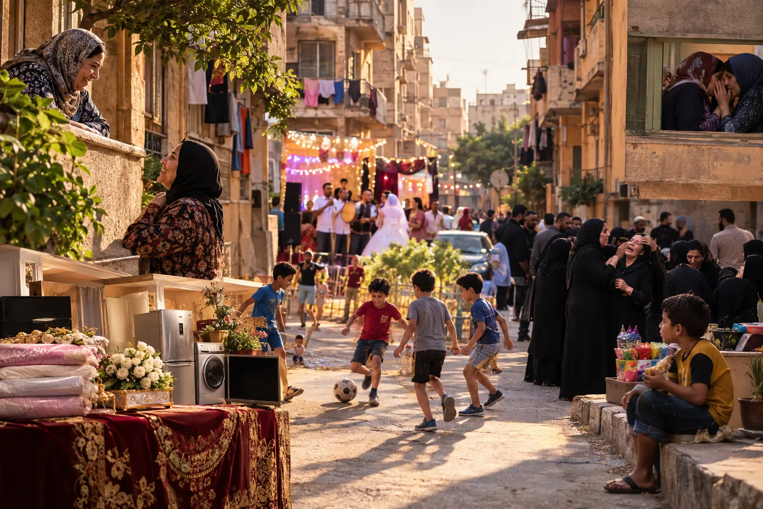 image about المناطق الشعبية بين دفء العلاقات وسلبيات بعض العادات الاجتماعية
