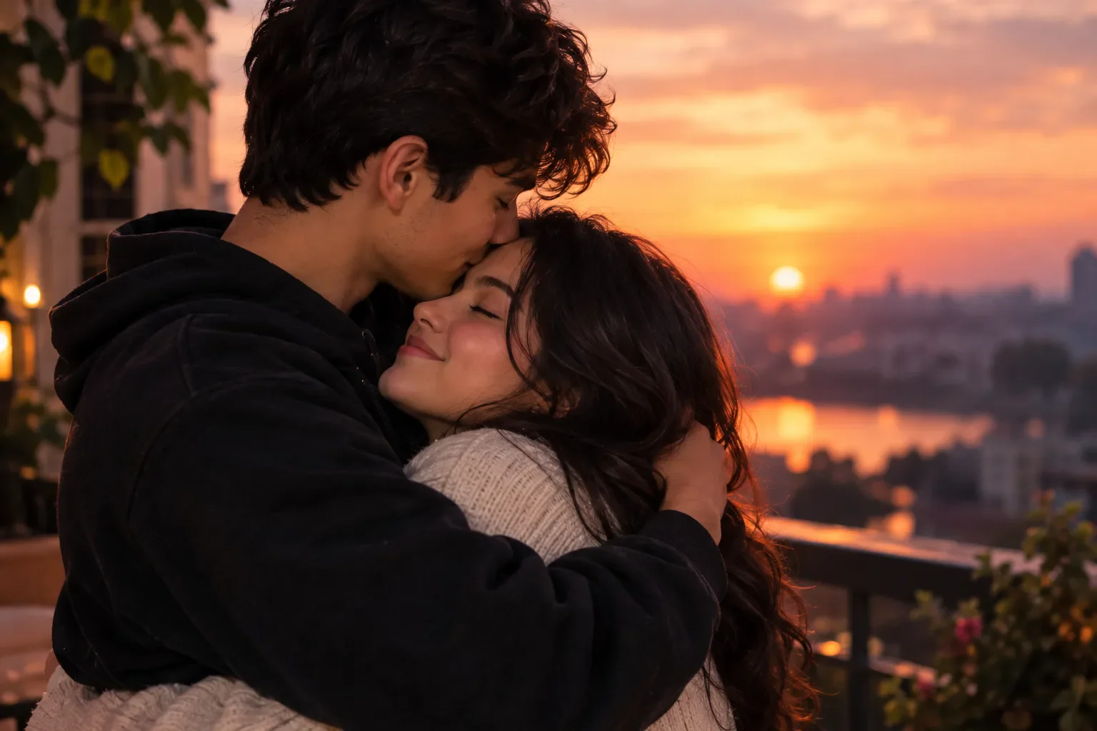 image about حضن واحد كان كفاية.. قصة حب خلت قلبيهم يدقوا من جديد ❤️