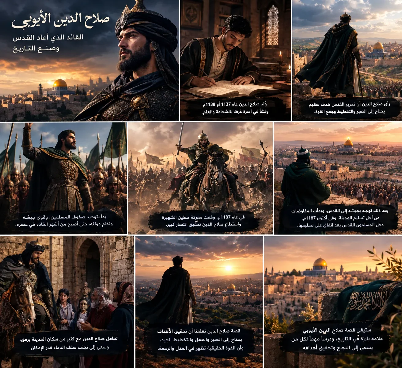 image about صلاح الدين الأيوبي.. القائد الذي أعاد القدس وصنع التاريخ
