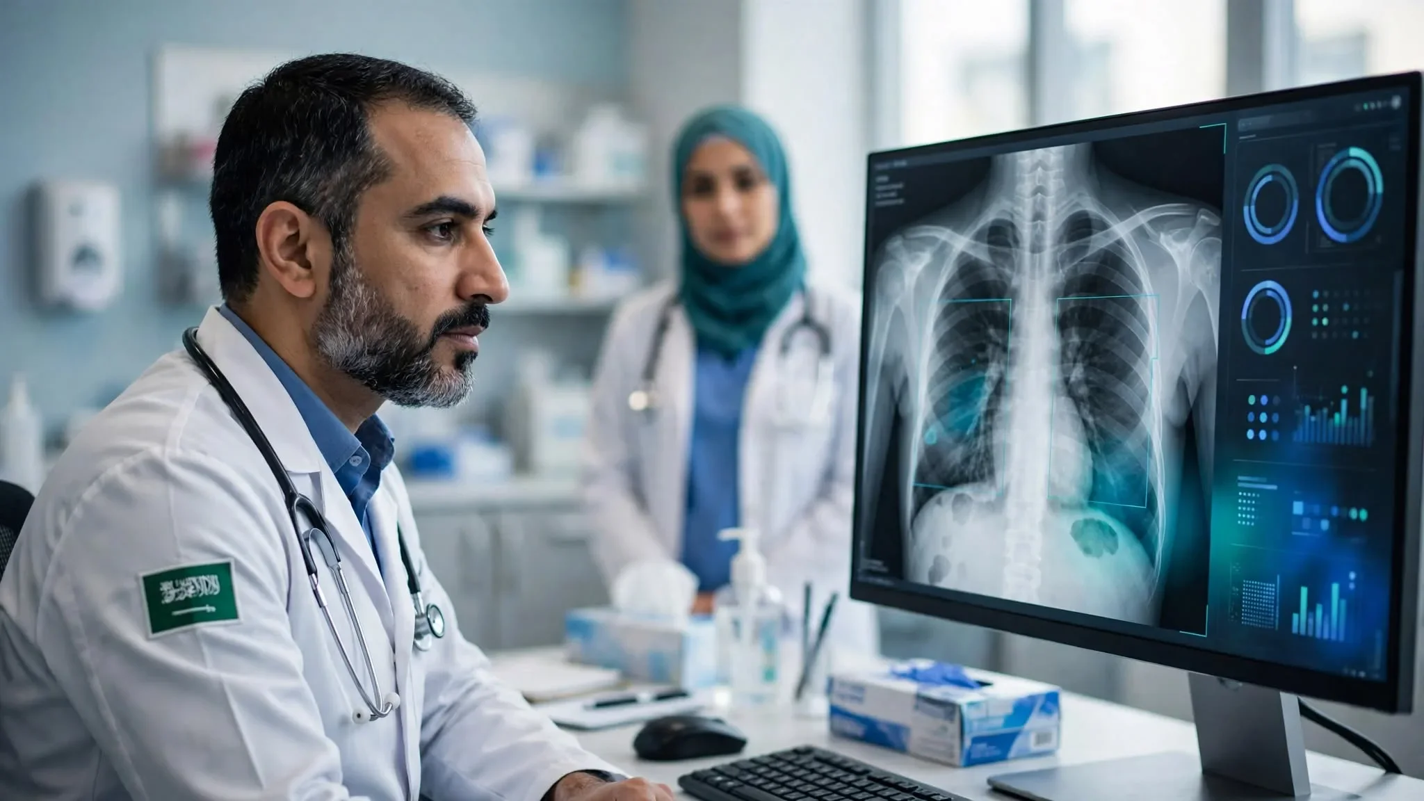 image about الذكاء الاصطناعي في الطب بالسعودية: التطبيقات والفوائد والتحديات