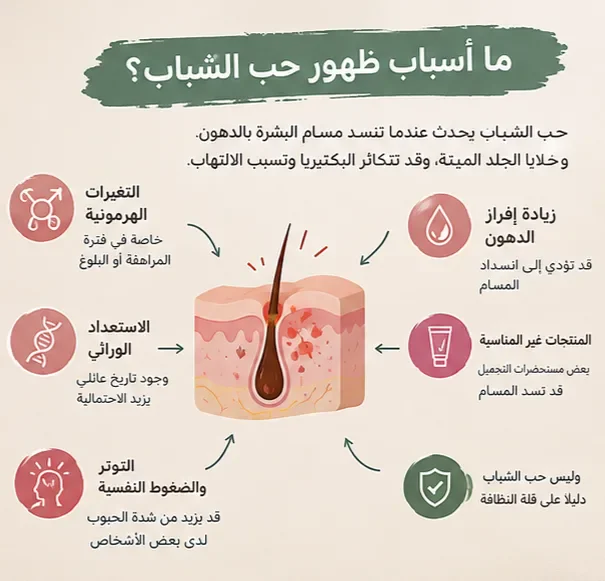 image about العناية بالبشرة وعلاج حب الشباب