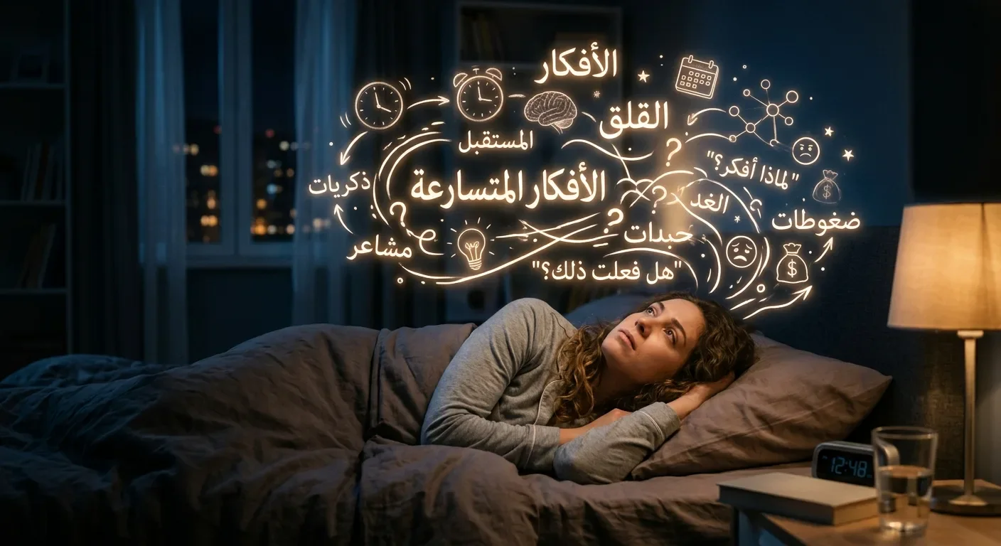 image about لي بنفكر كتير قبل وقت النوم؟