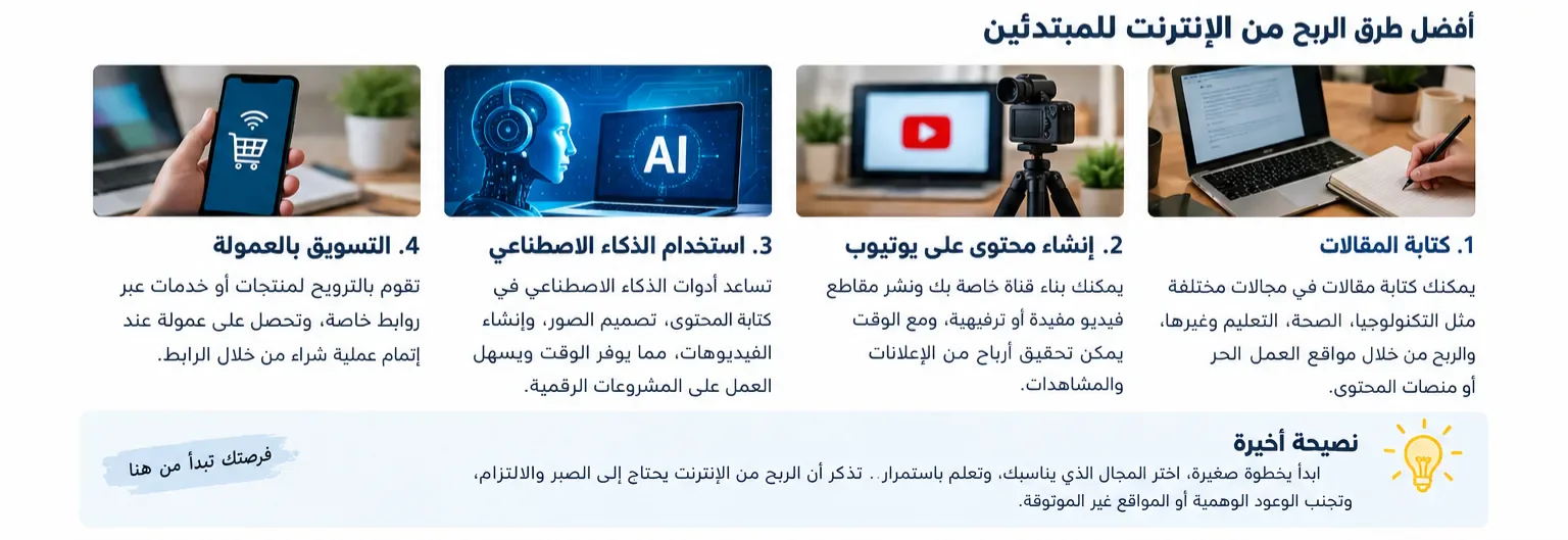 image about الربح من الانترنت