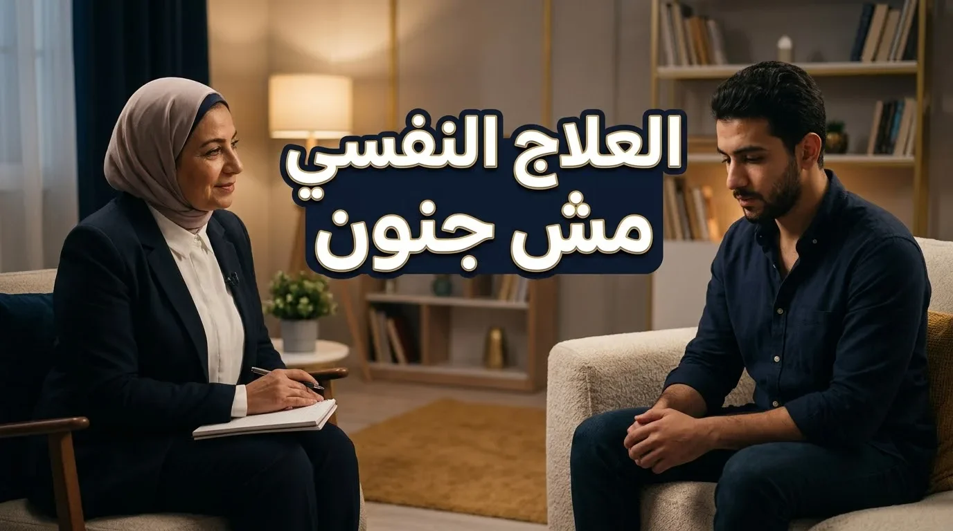 image about العلاج النفسي مش جنون.. وطلب المساعدة مش ضعف إيمان