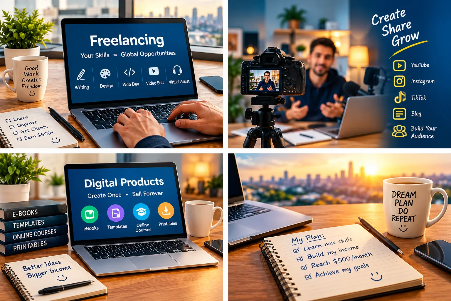 image about How to Make $500 a Month Online: A Beginner’s Guide