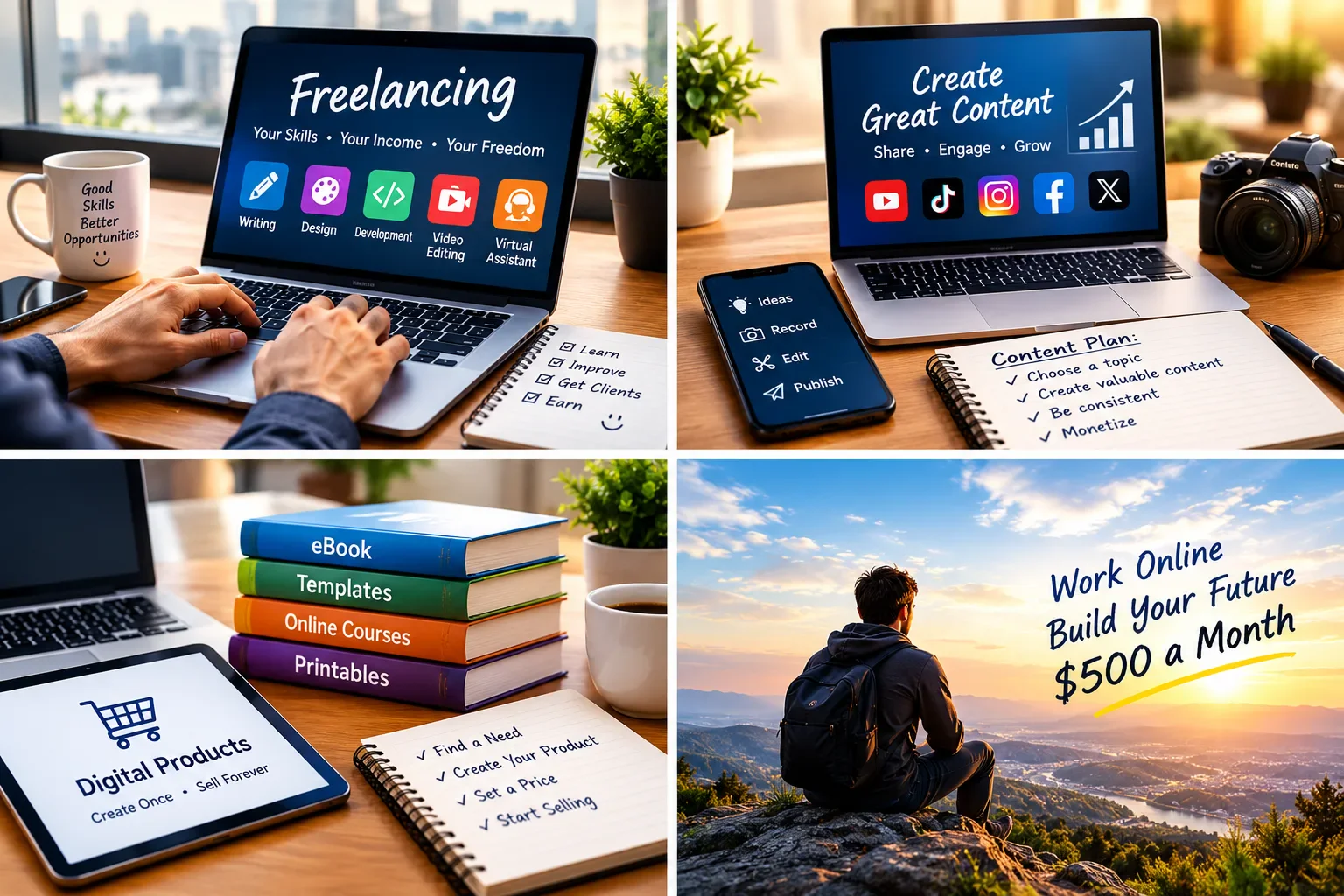 image about How to Make $500 a Month Online: A Beginner’s Guide