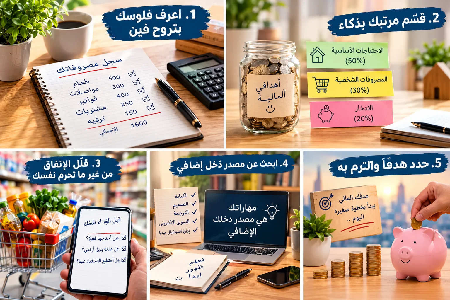 image about إزاي توفر من مرتبك حتى لو قليل؟ دليل عملي لإدارة المال وزيادة دخلك