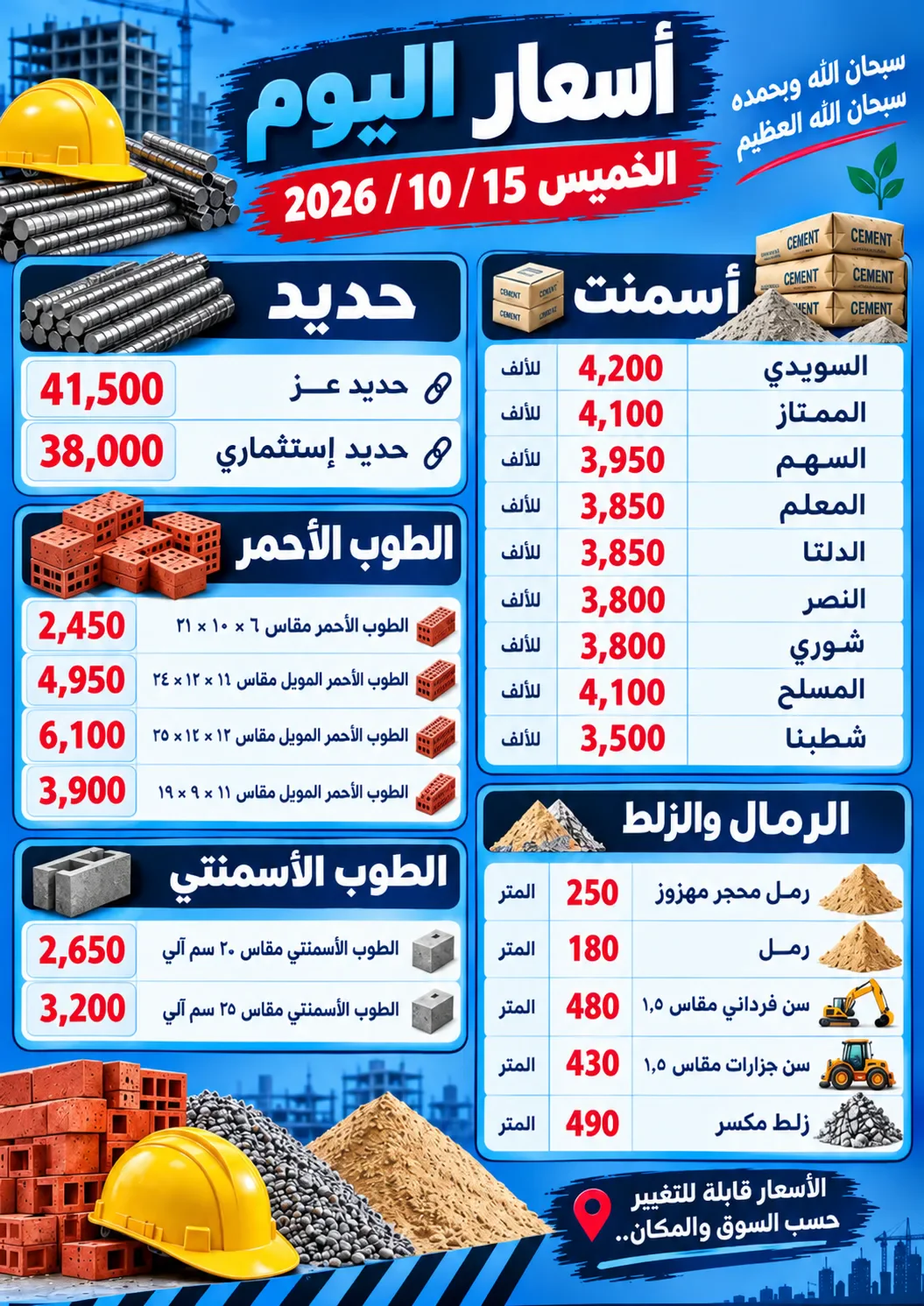 image about أسعار مواد البناء في مصر.. الحديد والأسمنت بين تقلبات السوق وتوقعات الخبراء بشأن مستقبل التشييد والعقارات