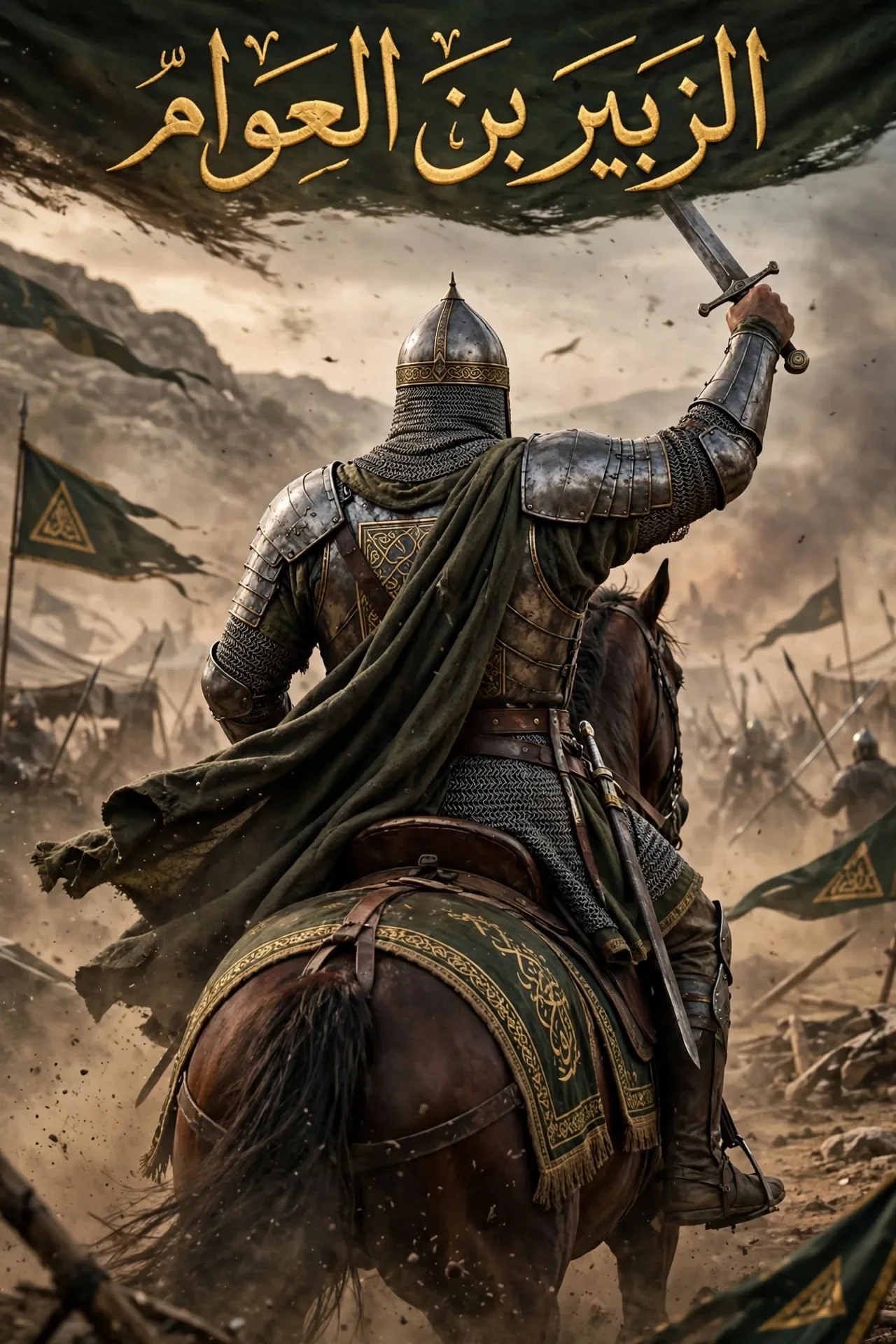 image about الزبير بن العوام رضي الله عنه، أحد العشرة المبشرين بالجنة، وأحد أعظم أبطال الإسلام على الإطلاق. رضي الله عنه وأرضاه.