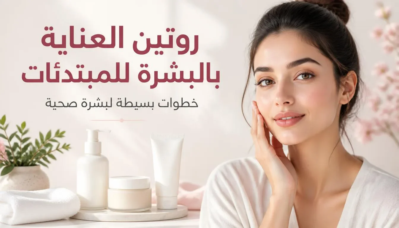 image about روتين العناية بالبشرة للمبتدئات: خطوات بسيطة لبشرة صحية