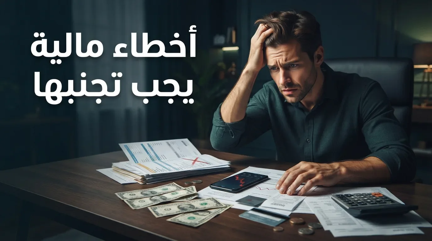 image about أخطاء مالية يجب تجنبها: 8 أخطاء قد تستنزف أموالك وكيف تتفاداها