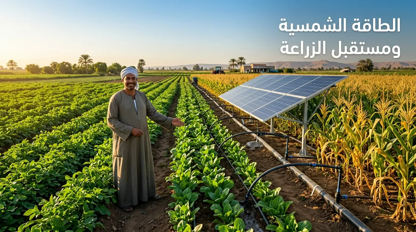 image about الطاقة الشمسية ومستقبل الزراعة.. نحو تنمية زراعية مستدامة وتحقيق الأمن الغذائي