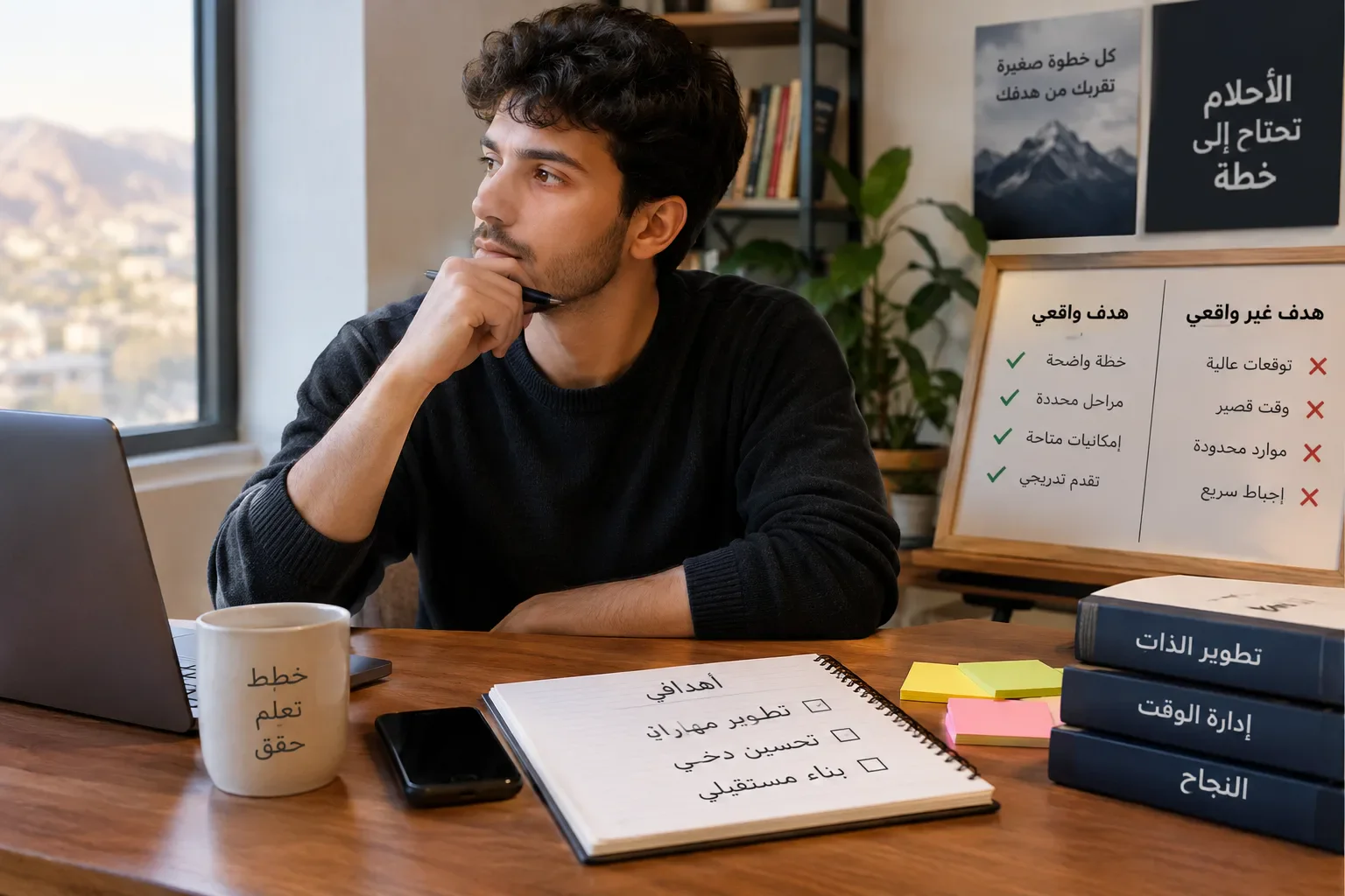 image about كيف تعرف أن هدفك واقعي أم أنك تستهلك وقتك في طريق غير مناسب؟