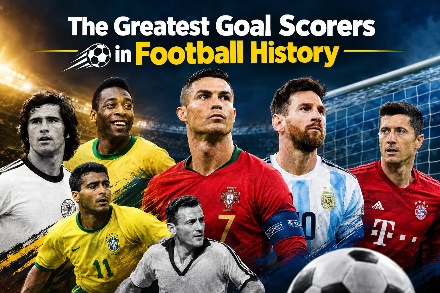 image about Discover the greatest goal scorers in football history.