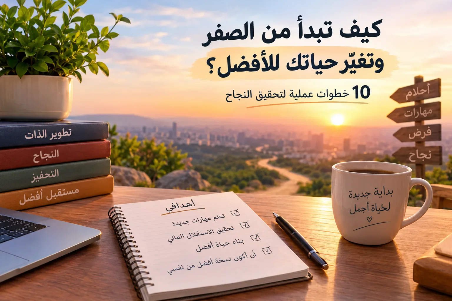 image about كيف تبدأ من الصفر وتغيّر حياتك للأفضل؟ 10 خطوات عملية لتحقيق النجاح