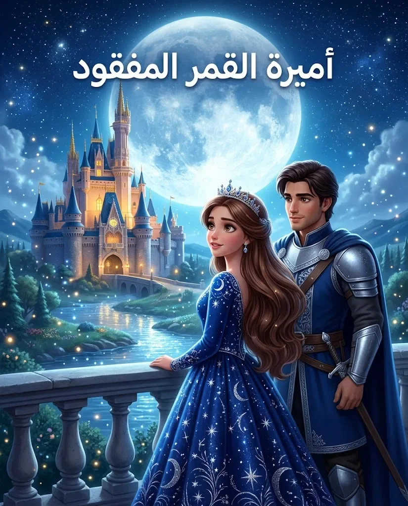 image about أميرة القمر المفقود 🌙 | قصة خيالية طويلة قبل النوم عن السحر والحب والشجاعة
