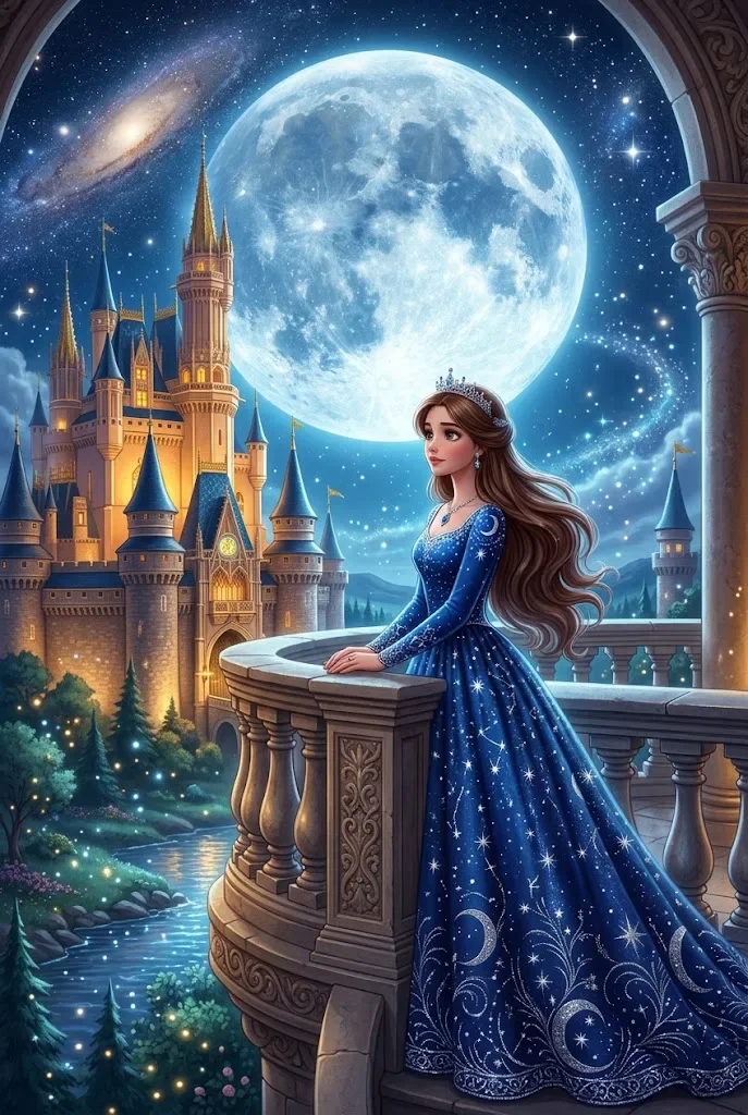 image about أميرة القمر المفقود 🌙 | قصة خيالية طويلة قبل النوم عن السحر والحب والشجاعة