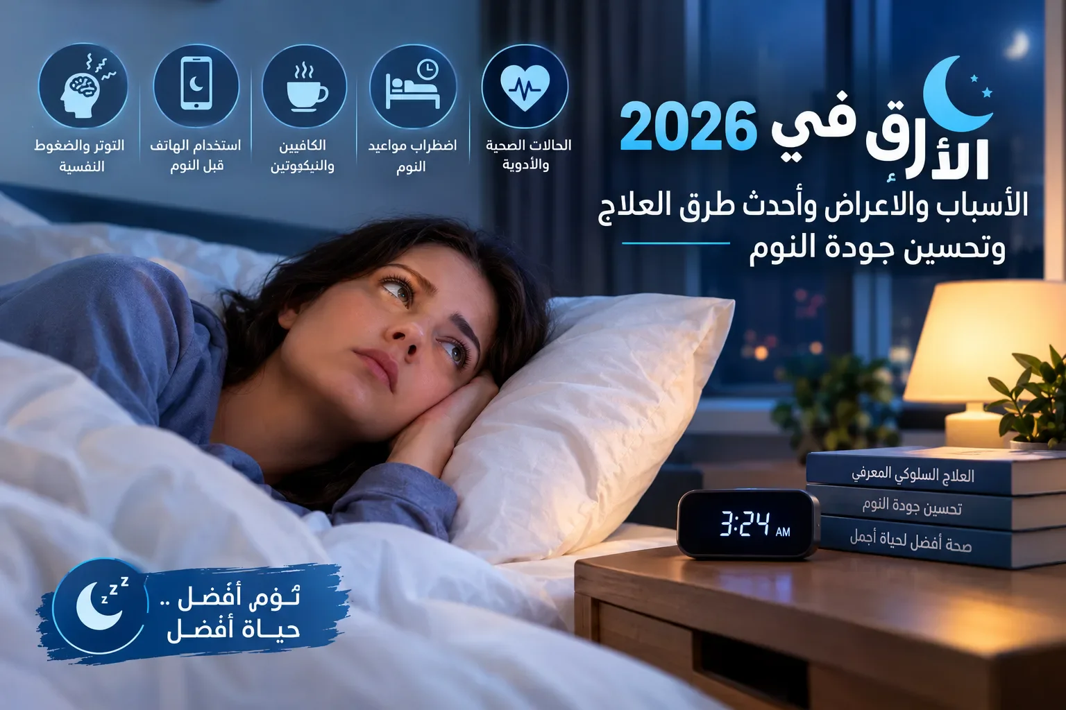 image about الأرق في 2026.. الأسباب والأعراض وأحدث طرق العلاج وتحسين جودة النوم