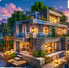 image about أفضل 7 أفكار لبناء بيت في ماين كرافت Survival للمبتدئين بطريقة سهلة ومميزة