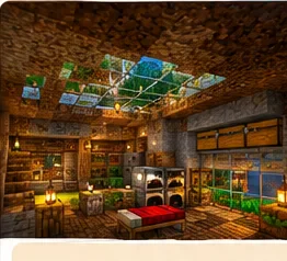 image about أفضل 7 أفكار لبناء بيت في ماين كرافت Survival للمبتدئين بطريقة سهلة ومميزة