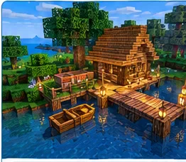 image about أفضل 7 أفكار لبناء بيت في ماين كرافت Survival للمبتدئين بطريقة سهلة ومميزة