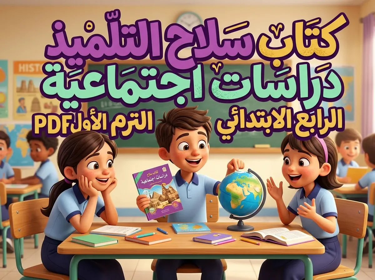 image about 📓تحميل كتاب سلاح التلميذ دراسات اجتماعية الصف الرابع الابتدائي الترم الأول 2027 PDF برابط التحميل