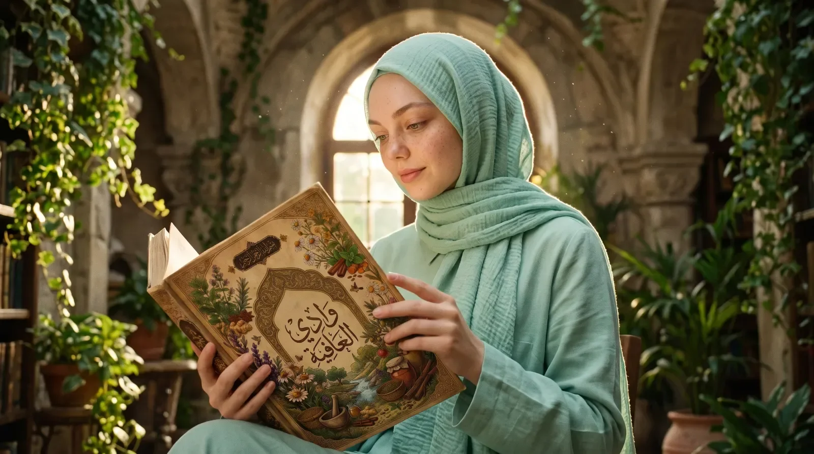 image about كتاب وادي العافية 100 وصفة مجربة من العلاج بالاعشاب النبوي