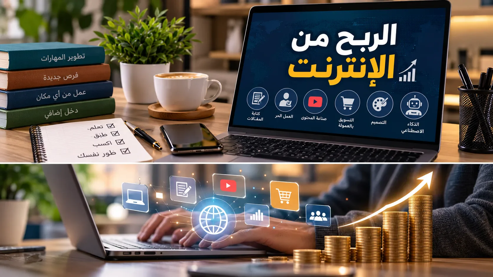 image about الربح من الإنترنت للمبتدئين 2026: أفضل 7 طرق حقيقية بدون رأس مال